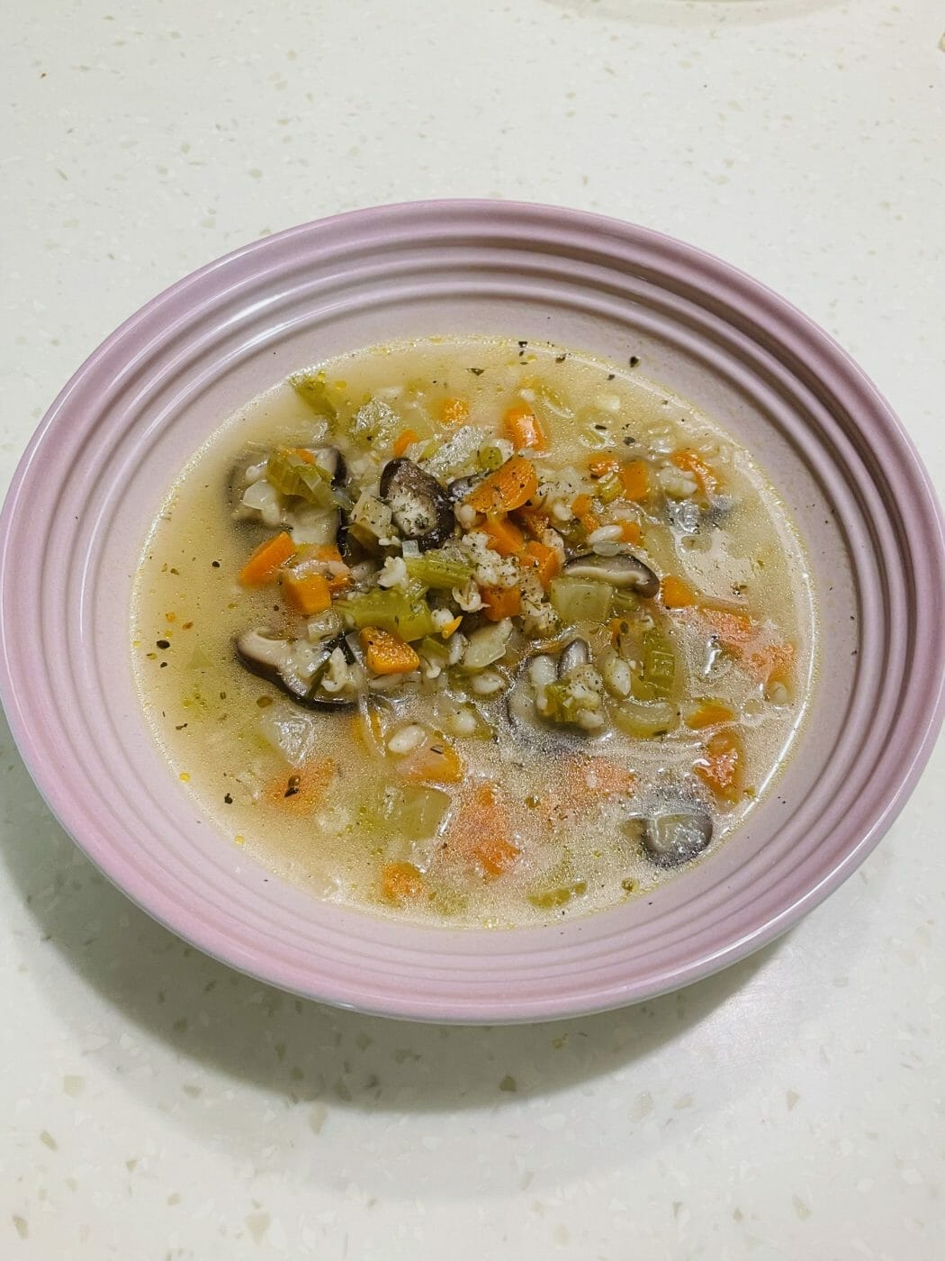 home cooked delicious barley soup 3