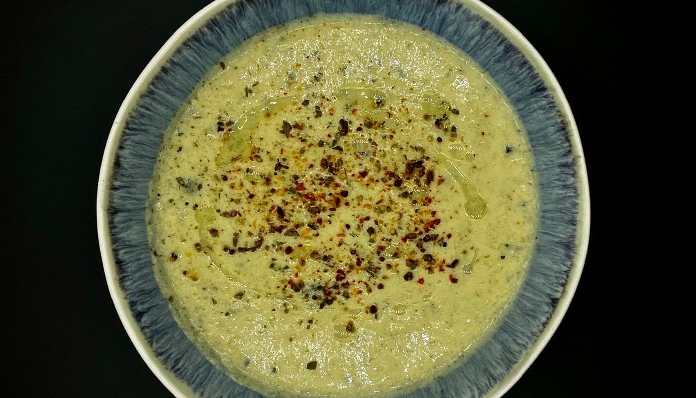 the creamiest zucchini soup