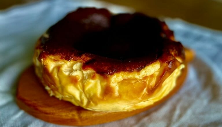 air fryer basque burnt cheese cake