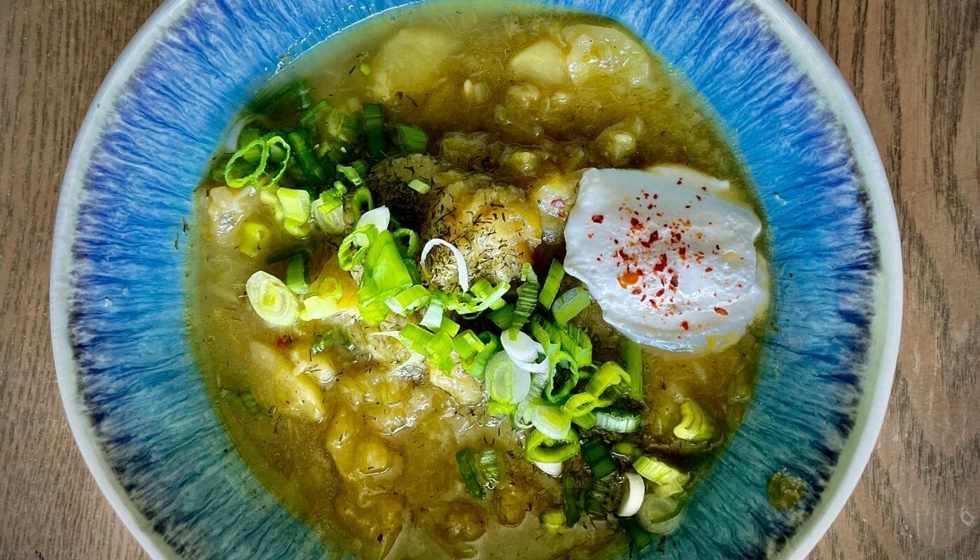 creamy potato leek soup